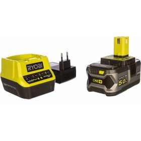 Набор Ryobi ONE+ RC18120-150 5133003366 аккумулятор (18 В; 5.0 А*ч;&nbsp;Li-Ion)&nbsp;и зарядное устройство RC18120 (артикул 15643684) – фото 4