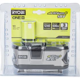 Аккумулятор Ryobi ONE+ RB18L40 (18 В; 4 А*ч; Li-Ion) 5133001907 (артикул 15468015) – фото 4