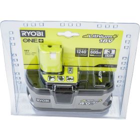 Аккумулятор Ryobi ONE+ RB18L40 (18 В; 4 А*ч; Li-Ion) 5133001907 (артикул 15468015) – фото 2
