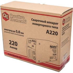 Инверторный аппарат электродной сварки QUATTRO ELEMENTI A 220 248-535 (артикул 15639242) – фото 9