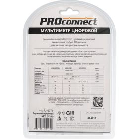 Портативный мультиметр PROconnect M832 13-3012 (артикул 15939889) – фото 3