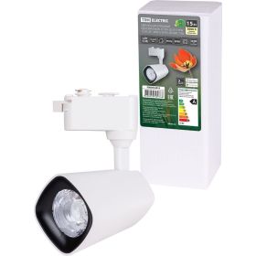 Трековый однофазный светильник TDM LED TRL-02-015-WW 15 Вт, 24, 3000 К, 90 Ra, белый, SQ0369-0014 (артикул 21450790) – фото 1