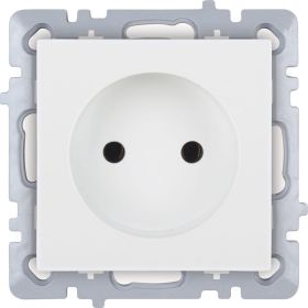 Механизм 1-местной розетки Nilson СУ moda-advantage белый, 20112415 (артикул 25022679) – фото 1