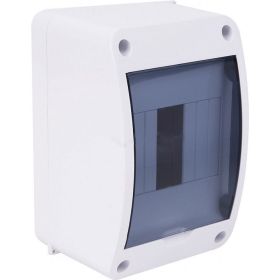Щиток открытой проводки Рувинил Тусо на 6 модулей с вертикальной дверцей 140x125x85 мм 68306 (артикул 27240240) – фото 1