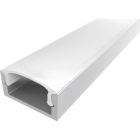 Комплект алюминиевого профиля LEDCRAFT с экраном и заглушками LC-LP0716M16-1 1638000003 (артикул 26927672) – фото 1