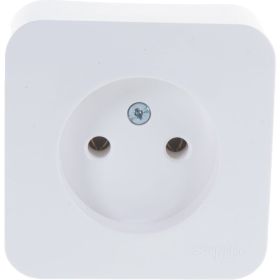 Розетка Schneider Electric BLANCA без заземления, без шторок, белый BLNRA000101 (артикул 16313871) – фото 1