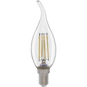 Светодиодная лампа General Lighting Systems FIL Свеча на ветру CWS-12W-E14-2700K 660327 (артикул 16165534) – фото 1