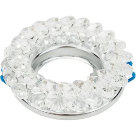 Встраиваемый светильник Ambrella Light Crystal Spot K206 CL/CH (артикул 23742699) – фото 1