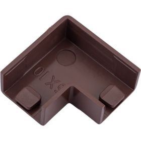 Поворот EKF Plast PROxima, 90 градусов, 15х10, 4 шт, под темное дерево abd-15-10x4 (артикул 16058305) – фото 1