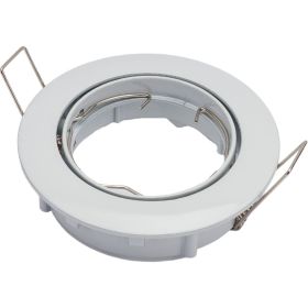 Встраиваемый поворотный спот POWERLIGHT GU5,3x50W Белый, алюм.литье 6028/1-4WH (артикул 26510186) – фото 1