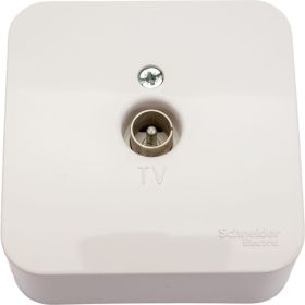 ТВ коннектор Schneider Electric BLANCA, О/У, белый BLNTA000011 (артикул 16313981) – фото 1