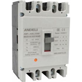 Автоматический выключатель ANDELI AM1-250L/3P 200A 35KA ADL06-041 (артикул 16087027) – фото 1