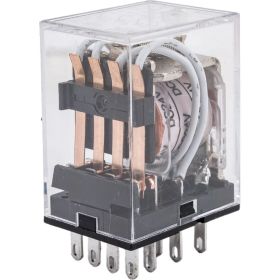 Промежуточное реле IEK, РЭК, 78-4, 3А, 24В, DC, ИЭК RRP20-4-03-024D (артикул 15164926) – фото 1