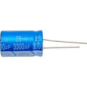 Электролитический конденсатор JB Capacitors 3300мкФ, 25В, -55/105C, 16x25мм, JRB1E332M07501600250000BST-57 (артикул 28895534) – фото 1