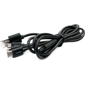 Кабель 3в1- micro usb-lightning-type c Ergolux Elx-cdc05-c02 3а, 1,2м, черный, зарядка, коробка 15099 (артикул 27729174) – фото 1