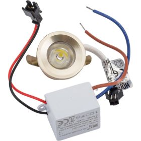 Светодиодный светильник направленного света HOROZ ELECTRIC 016-003-0001 1W, матовый хром, 4200K, 185-264V, MONICA HRZ33002914 (артикул 23402235) – фото 1