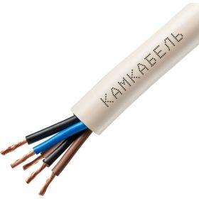Провод Камкабель ПВС 5x6 мм 50 м ГОСТ 231Я954P00000Г00050М (артикул 26798078) – фото 1