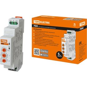 Реле времени TDM рвм-0,1с/10дн-8а-12/230в-din (многофункц.,10реж.,0.1с-10дней,12-230в ac/dc) SQ1503-0025 (артикул 25088595) – фото 1