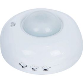 Датчик движения VKL electric белый 1200Вт, 6м, 360, IP33 BT-A04 1016018 (артикул 16835545) – фото 1