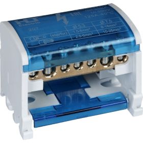 Шина на DIN-рейку в корпусе кросс-модуль HLT 2x7 L+PEN 081-06-01/081-06-001 4670042790229 (артикул 23382861) – фото 1