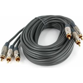 Аудиовидеокабель RCA Gembird CCAP-303-4.5 CCAP-303-15 (артикул 23550843) – фото 1