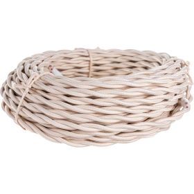 Провод Retrika 2x2.5 слоновая кость, 20м RP-22506-20 (артикул 22112241) – фото 1