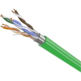 Кабель Folan F/UTP Cat 5e PVC LSнг(А)-LSLTx 4x2х0.52 (305 м) зеленый УТ-00001500 (артикул 26908958) – фото 1