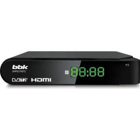 DVB-T2 ресивер bbk SMP027HDT2 черный ЦБ-00001277 (артикул 22204899) – фото 1