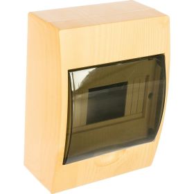 Распределительный щит EKF навесной ЩРН-П-6 светлое дерево, IP41, PROxima, SQ pb40-n-6-light (артикул 16131947) – фото 1