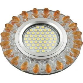 Светильник Fametto DLS-L148 GU5.3 GLASSY GOLD, декоративный, встраиваемый, серия Luciole UL-00003900 (артикул 16071880) – фото 1
