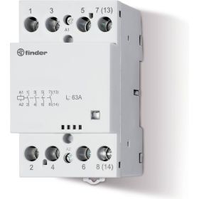 Модульный контактор Finder 2НО+2НЗ, контакта 63А, = 230В AC/DC, - AgSnO2, 226402304610 (артикул 18580681) – фото 1
