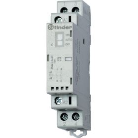 Модульный контактор Finder 1 NO + 1 NC, Механический индикатор + Светодиод, 223200241520 (артикул 18580537) – фото 1