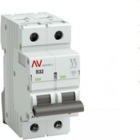 Автоматический выключатель EKF AV-6 2P 32A B 6kA AVERES SQmcb6-2-32B-av (артикул 16040467) – фото 1