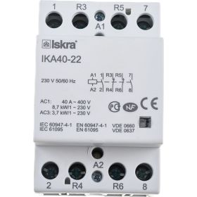 Модульный контактор Iskra IKA40-22/230V УТ-00019593 (артикул 16707941) – фото 1