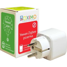 Умная розетка Zigbee Roximo с мониторингом энергопотребления SCT16AZ01 (артикул 28933334) – фото 1