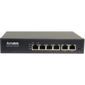 Коммутатор Amatek AN-S6P4D на 6 портов с HiPoE 7000414 (артикул 18240973) – фото 1