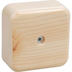Распаячная коробка IEK км41205-04 для о/п 50x50x20мм сосна UKO10-050-050-020-K34-E (артикул 28938068) – фото 1