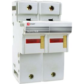 Предохранитель-разъединитель для ПВЦ EKF, 10x38 2P PROxima pr-10-38-2 (артикул 16369690) – фото 1