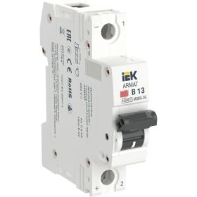 Автоматический выключатель IEK Armat m06n-dc 1p b 13а AR-M06N-1-B013DC (артикул 27955130) – фото 1