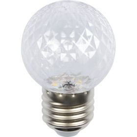 Лампа декоративная светодиодная led-d45-1w/6000k/e27/cl/с pineapple Volpe UL-00010065 (артикул 26966018) – фото 1