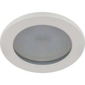 Влагозащищенный встраиваемый светильник ЭРА KL95 WH GX53, IP44, белый Б0055809 (артикул 26677196) – фото 1