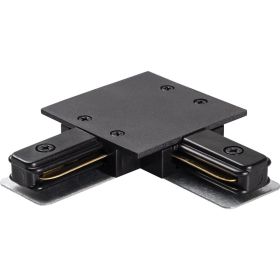 L-образный встраиваемый коннектор Jazzway чёрный PTR/R CL-BL 5031852 (артикул 17373888) – фото 1