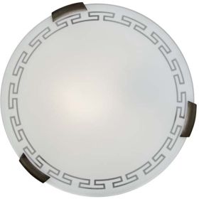 Настенно-потолочный светильник SONEX стекло, E27, 2х100W, GRECA 261 (артикул 17677005) – фото 1