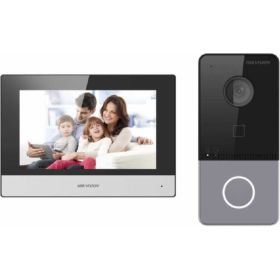 Комплект домофона системы видеодомофонии Hikvision Ds-kis603-p(c) АД5078361 (артикул 27694362) – фото 1