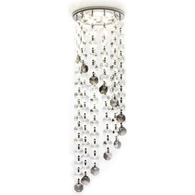 Встраиваемый светильник Ambrella Light Crystal K3440 CL/BK/CH (артикул 23742735) – фото 1