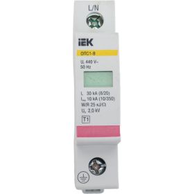 Разрядник IEK ОПС1-B, 1P, ИЭК, MOP20-1-B (артикул 15162557) – фото 1