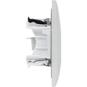 1-местная компьютерная розетка EKF Валенсия, RJ-45 белая PROxima EWK01-035-10 (артикул 16373722) – фото 1