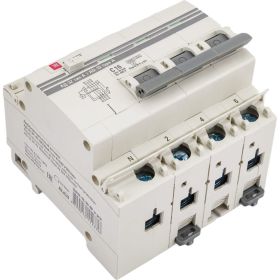 Дифференциальный автомат EKF PROxima АД-32, 3P+N, 16А/30мА, SQ DA32-16-30-4P-a-pro (артикул 16176279) – фото 1