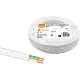 Провод ПУГСП TDM 3x2,5 20м, белый Народный SQ0126-0223 (артикул 21031510) – фото 1