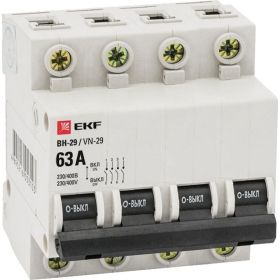 Выключатель нагрузки EKF 4P ВН-29 Basic 40А SQSL29-4-40-bas (артикул 16126439) – фото 1